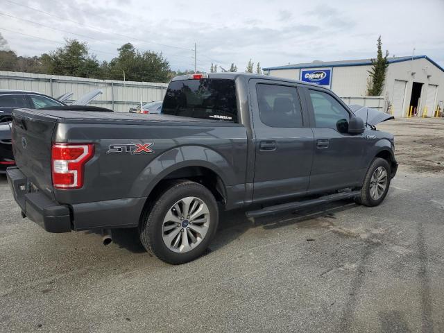 1FTEW1CP4JKE93500 - 2018 FORD F150 SUPERCREW GRAY photo 3