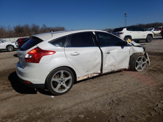 1FAHP3N21CL129626 - 2012 FORD FOCUS TITANIUM WHITE photo 3