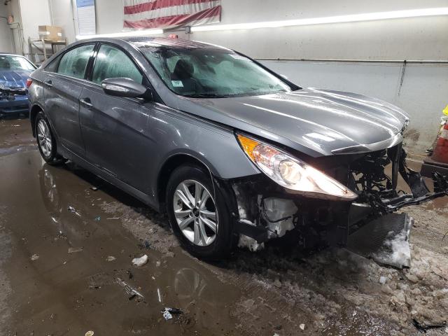 5NPEB4AC3EH894635 - 2014 HYUNDAI SONATA GLS GRAY photo 4