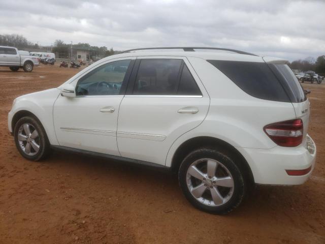 4JGBB8GB1BA733305 - 2011 MERCEDES-BENZ ML 350 4MATIC WHITE photo 2