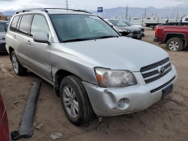 JTEEW21A560005612 - 2006 TOYOTA HIGHLANDER HYBRID SILVER photo 4