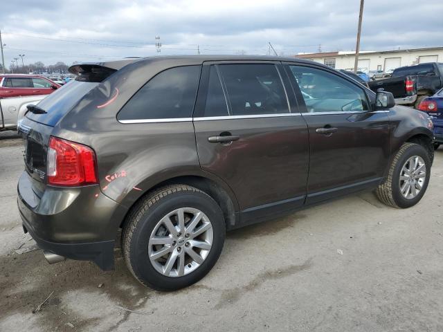 2FMDK4KC5BBA36161 - 2011 FORD EDGE LIMITED BROWN photo 3