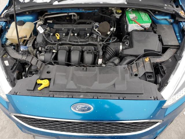 1FADP3F23FL354342 - 2015 FORD FOCUS SE BLUE photo 11