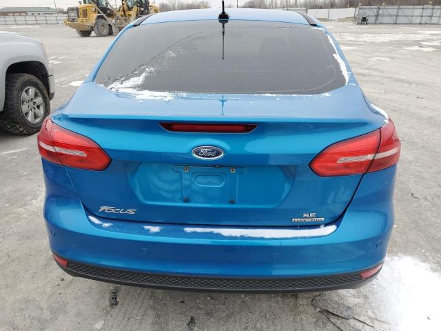 1FADP3F23FL354342 - 2015 FORD FOCUS SE BLUE photo 6