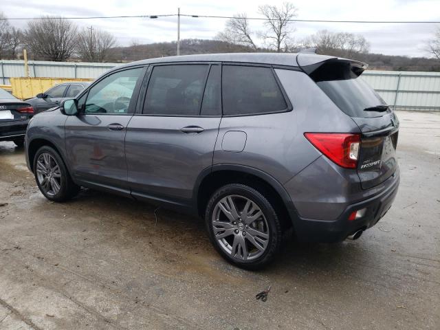 5FNYF7H54KB004809 - 2019 HONDA PASSPORT EXL GRAY photo 2