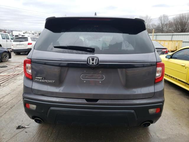 5FNYF7H54KB004809 - 2019 HONDA PASSPORT EXL GRAY photo 6