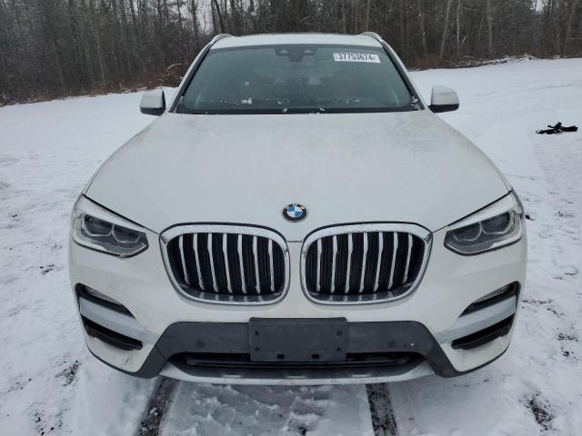 5UXTR9C58KLP84975 - 2019 BMW X3 XDRIVE30I WHITE photo 5