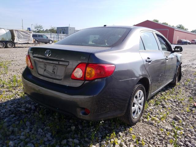 2T1BU4EE0AC429963 - 2010 TOYOTA COROLLA BASE GRAY photo 4