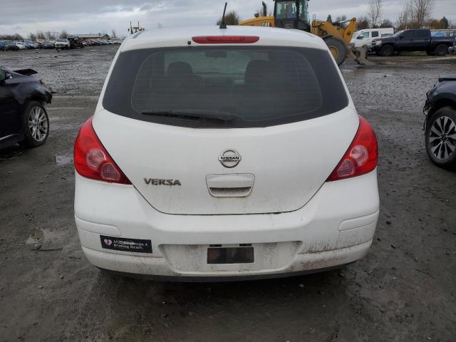 3N1BC13E69L358221 - 2009 NISSAN VERSA S WHITE photo 6