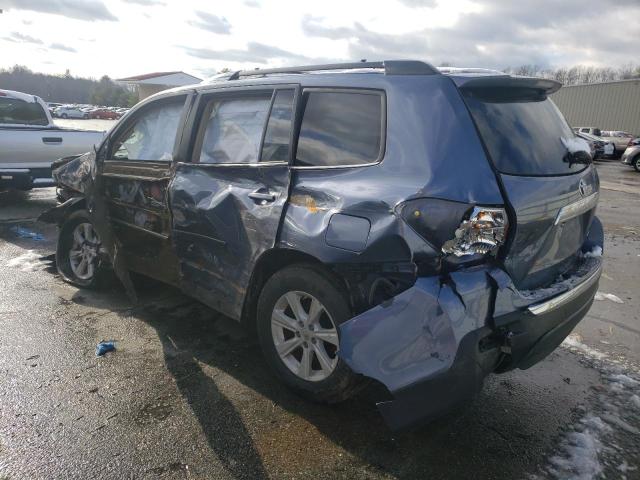 5TDBK3EH4DS203320 - 2013 TOYOTA HIGHLANDER BASE Көк фото 2