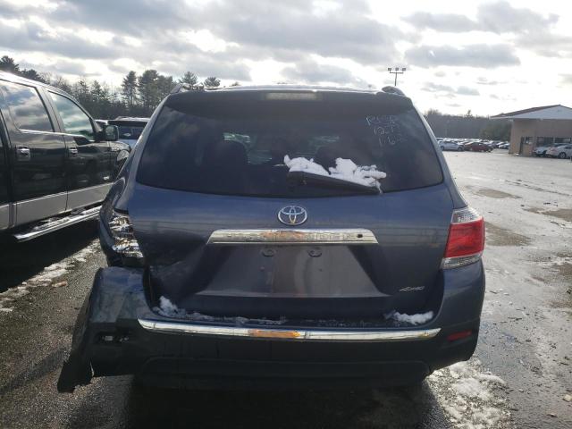 5TDBK3EH4DS203320 - 2013 TOYOTA HIGHLANDER BASE Көк фото 6