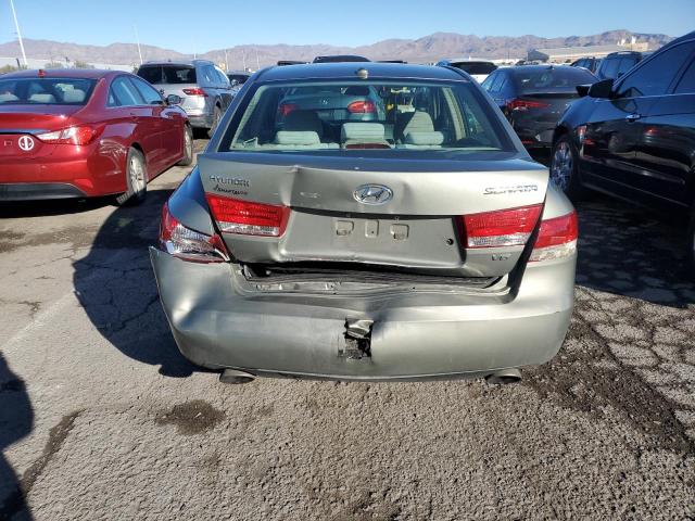 5NPET46F58H348178 - 2008 HYUNDAI SONATA GLS GREEN photo 6