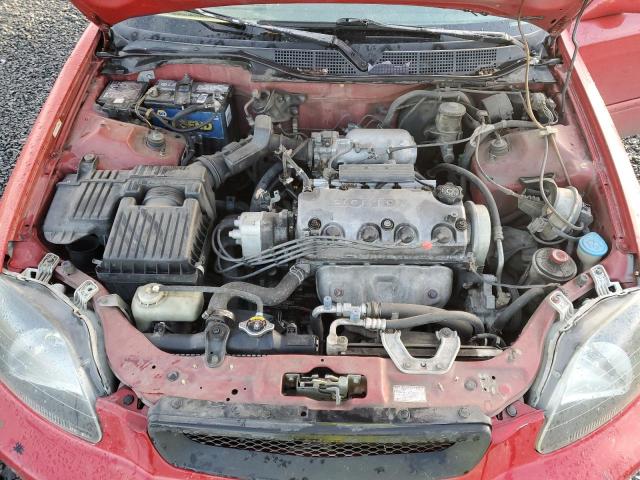 1HGEJ8243WL025551 - 1998 HONDA CIVIC EX RED photo 11