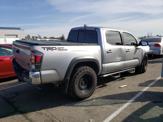 3TMAZ5CN4GM016529 - 2016 TOYOTA TACOMA DOUBLE CAB SILVER photo 3