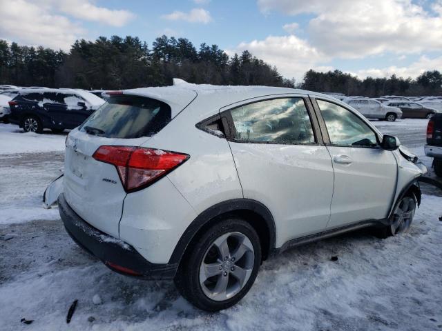 3CZRU6H33JM722956 - 2018 HONDA HR-V LX WHITE photo 3