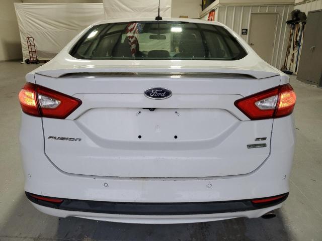 3FA6P0HD6GR211927 - 2016 FORD FUSION SE WHITE photo 6