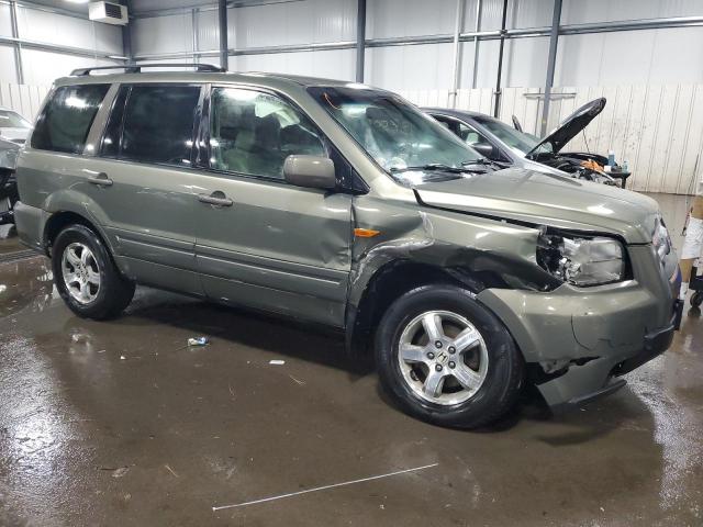 5FNYF28597B005335 - 2007 HONDA PILOT EXL GREEN photo 4