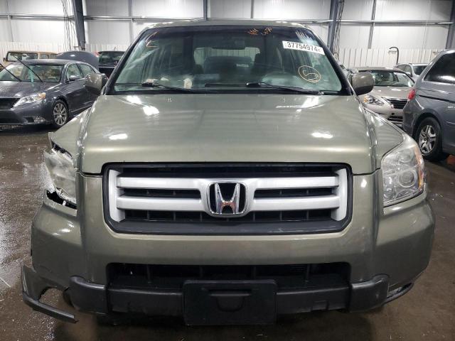 5FNYF28597B005335 - 2007 HONDA PILOT EXL GREEN photo 5