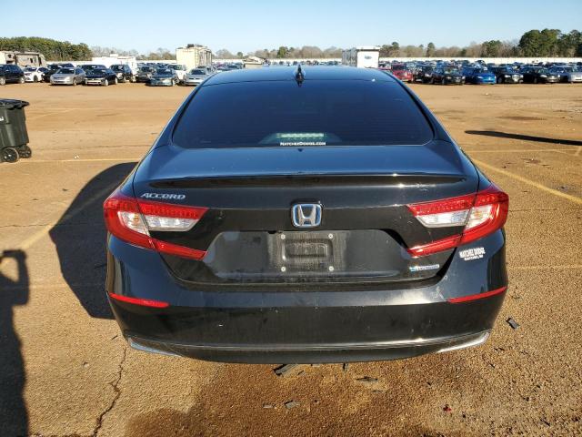 1HGCV3F16MA018598 - 2021 HONDA ACCORD HYBRID BLACK photo 6