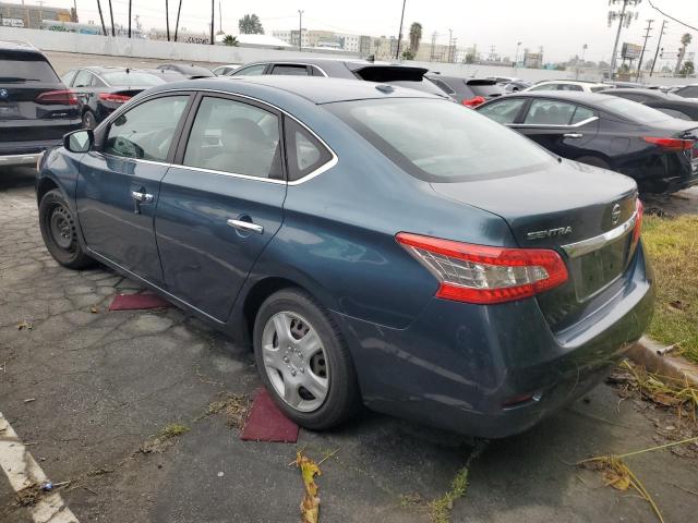 3N1AB7AP1FY307178 - 2015 NISSAN SENTRA S GRAY photo 2