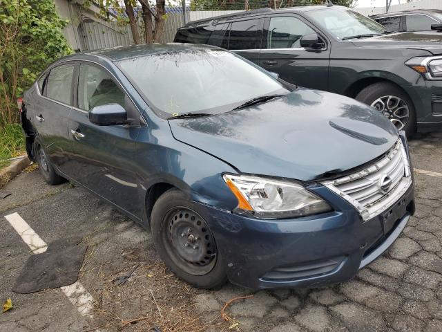 3N1AB7AP1FY307178 - 2015 NISSAN SENTRA S GRAY photo 4