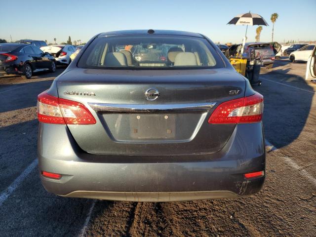 3N1AB7AP1FY307178 - 2015 NISSAN SENTRA S GRAY photo 6