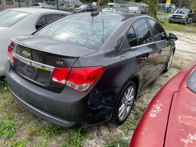 1G1PG5SB8F7275873 - 2015 CHEVROLET CRUZE LTZ BLACK photo 4