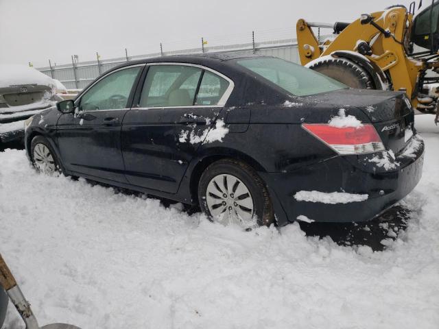 1HGCP26338A147457 - 2008 HONDA ACCORD LX BLACK photo 2