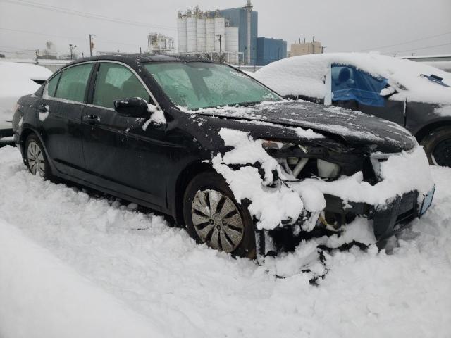 1HGCP26338A147457 - 2008 HONDA ACCORD LX BLACK photo 4