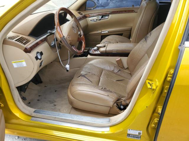 WDDNG86X78A176429 - 2008 MERCEDES-BENZ S 550 4MAT GOLD photo 7