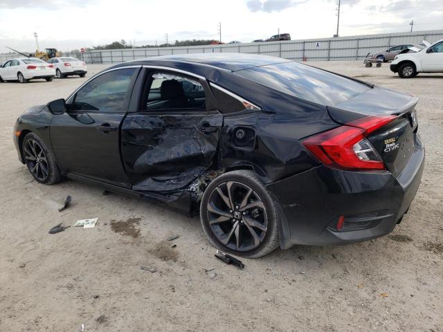 2HGFC2F82MH539748 - 2021 HONDA CIVIC SPORT Noir photo 2