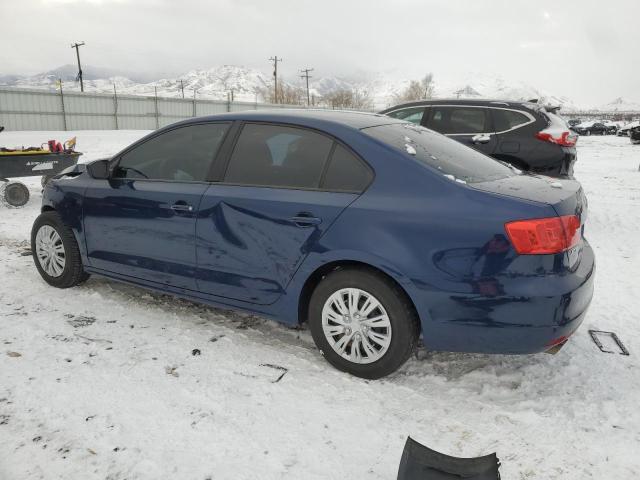 3VW2K7AJ1BM336479 - 2011 VOLKSWAGEN JETTA BASE BLUE photo 2