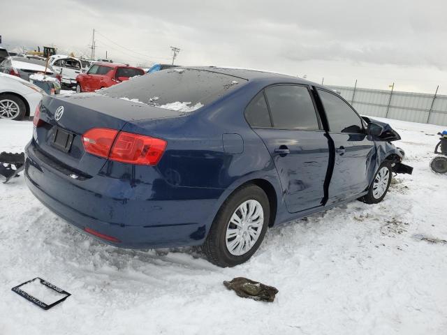 3VW2K7AJ1BM336479 - 2011 VOLKSWAGEN JETTA BASE BLUE photo 3