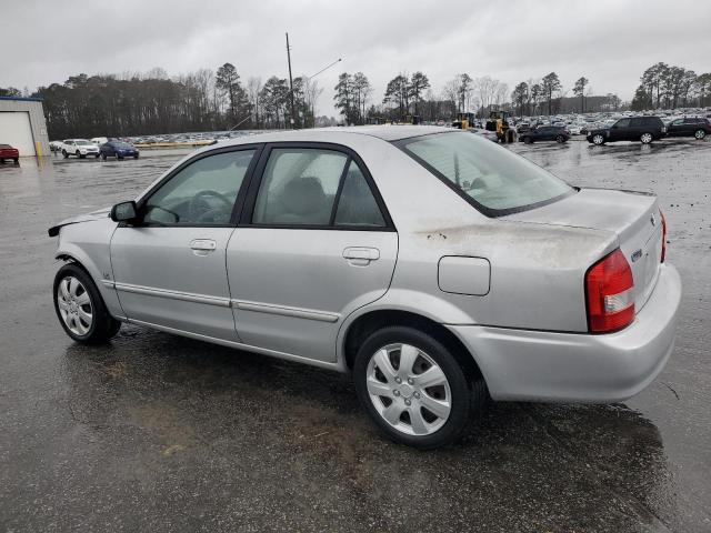 JM1BJ225110402153 - 2001 MAZDA PROTEGE LX SILVER photo 2