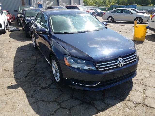 1VWBH7A31CC098815 - 2012 VOLKSWAGEN PASSAT SE BLUE photo 1