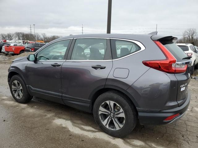 2HKRW6H35KH229576 - 2019 HONDA CR-V LX GRAY photo 2