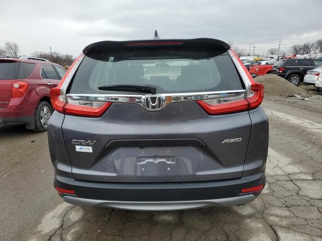 2HKRW6H35KH229576 - 2019 HONDA CR-V LX GRAY photo 6