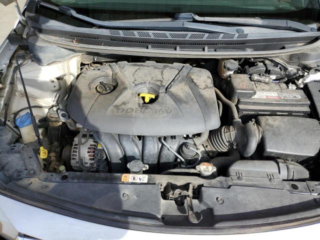 KNAFK4A61G5539784 - 2016 KIA FORTE LX SILVER photo 11