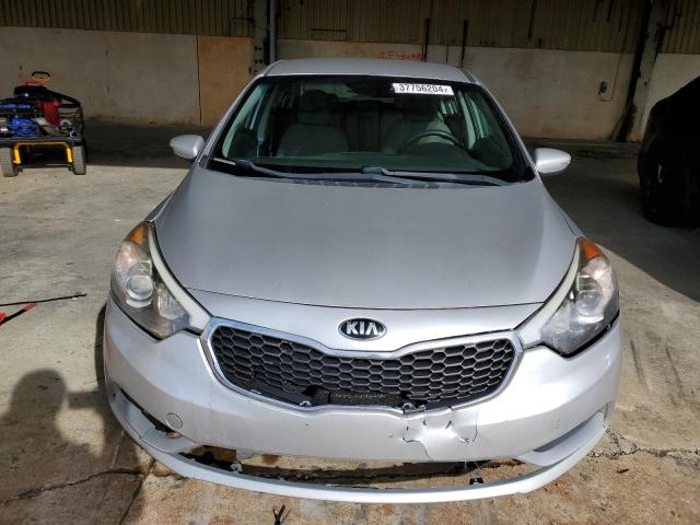 KNAFK4A61G5539784 - 2016 KIA FORTE LX SILVER photo 5