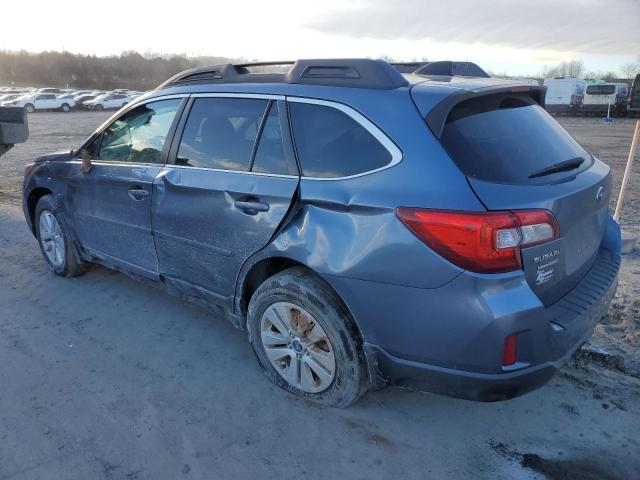 4S4BSACC9G3277281 - 2016 SUBARU OUTBACK 2.5I PREMIUM BLUE photo 2