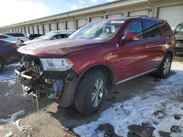 1C4RDJDG6FC837500 - 2015 DODGE DURANGO LIMITED RED photo 1