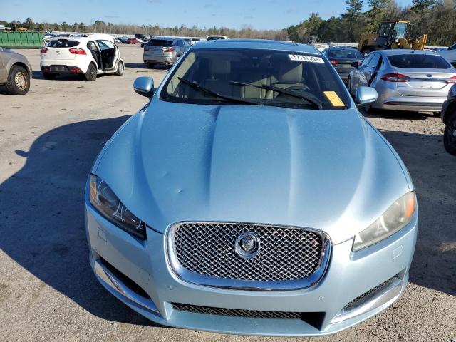 SAJWA0E76D8S96129 - 2013 JAGUAR XF BLUE photo 5