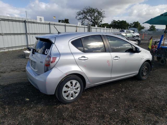 JTDKDTB3XE1060813 - 2014 TOYOTA PRIUS C SILVER photo 3