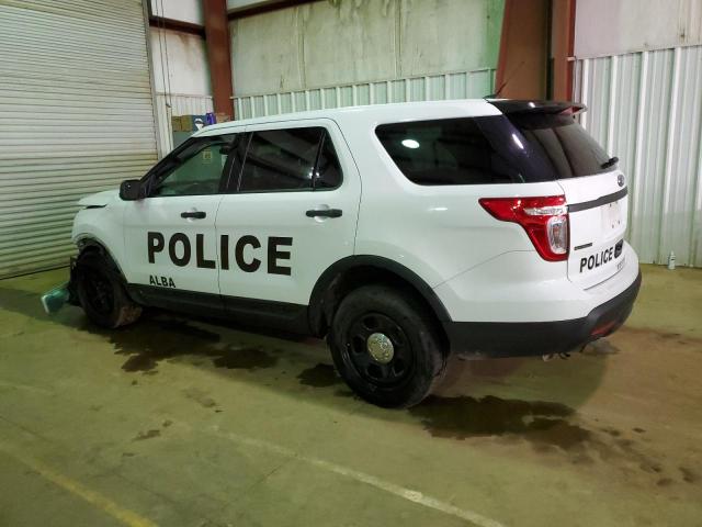 1FM5K8AR2DGB79064 - 2013 FORD EXPLORER POLICE INTERCEPTOR WHITE photo 2