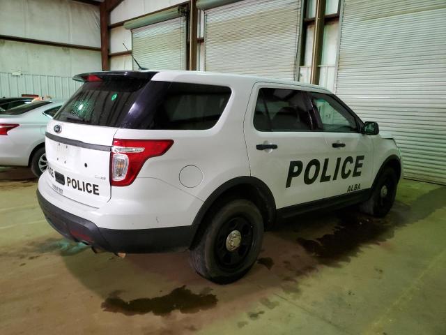 1FM5K8AR2DGB79064 - 2013 FORD EXPLORER POLICE INTERCEPTOR WHITE photo 3