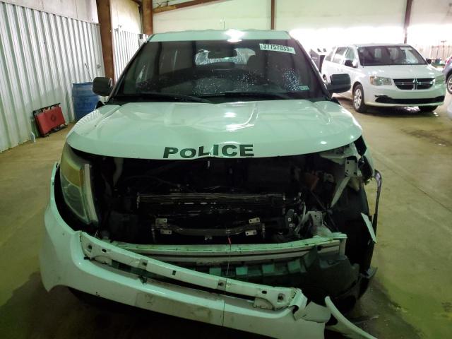 1FM5K8AR2DGB79064 - 2013 FORD EXPLORER POLICE INTERCEPTOR WHITE photo 5