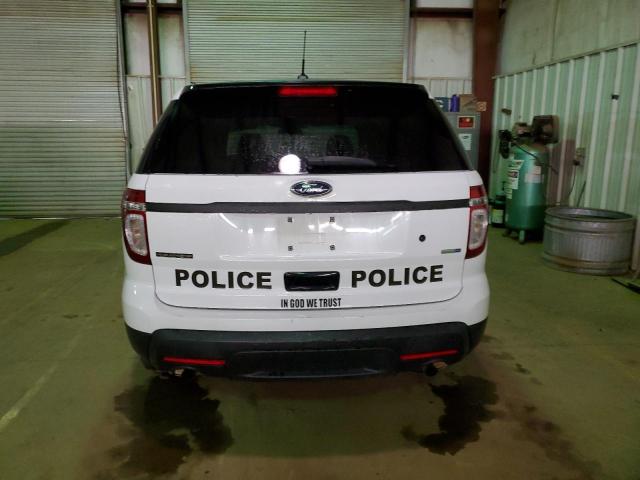 1FM5K8AR2DGB79064 - 2013 FORD EXPLORER POLICE INTERCEPTOR WHITE photo 6