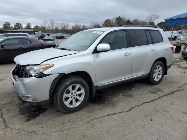 5TDZK3EH7CS083185 - 2012 TOYOTA HIGHLANDER BASE SILVER photo 1