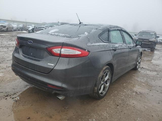 3FA6P0HD6FR205141 - 2015 FORD FUSION SE GRAY photo 3