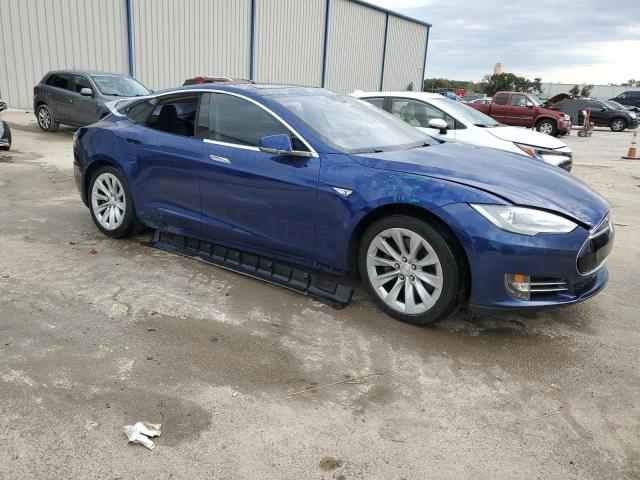 5YJSA1E11GF130068 - 2016 TESLA MODEL S Mavi foto 4
